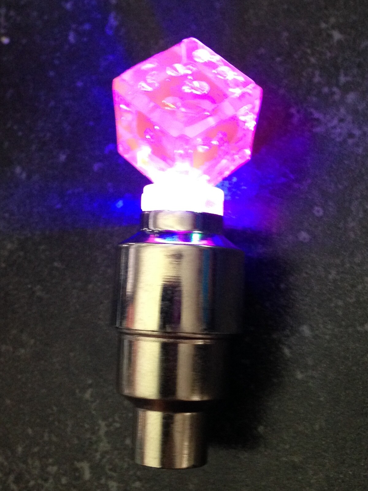 DICE (2x 4x) LED Valve Cap Bicycle Bike Wheel Tire Light Spoke Lamp Motorcycle
