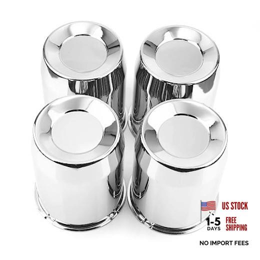 4PCS 5.15″ 130mm Push Through Center 5.15″ Center Hole, 6.42″ Height Chrome