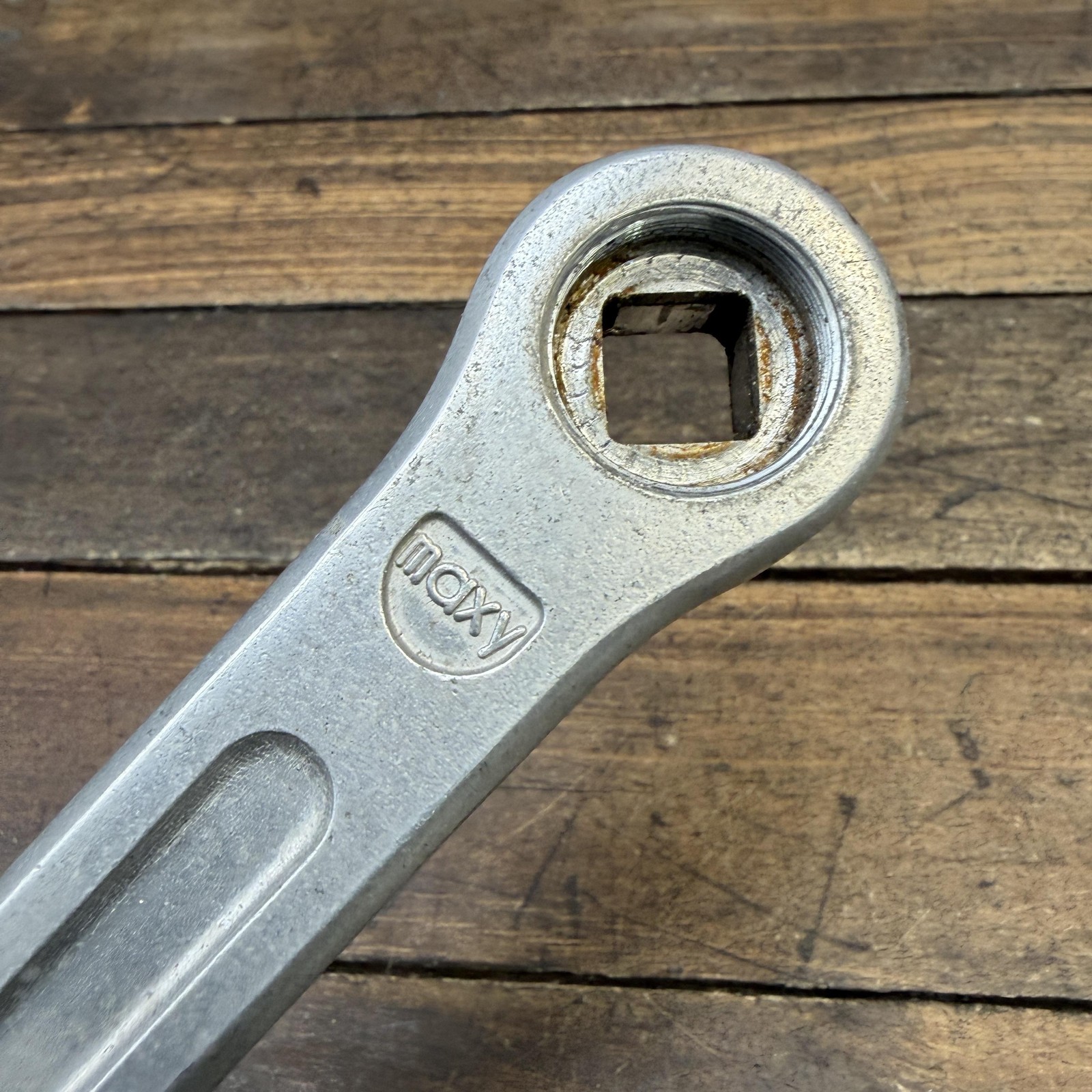 Vintage Sugino Maxy 171mm Left Crank Arm Forged Silver Square Drive Bike