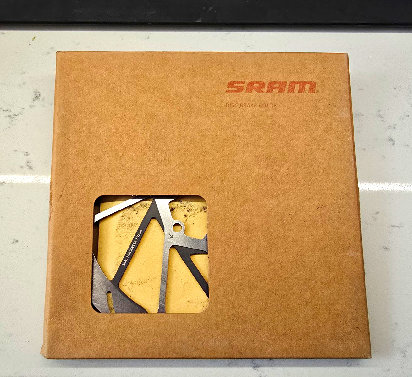 SRAM HS2 180mm 6-Bolt Disc Brake Rotor w/ Bolts Silver 00.5018.176.001