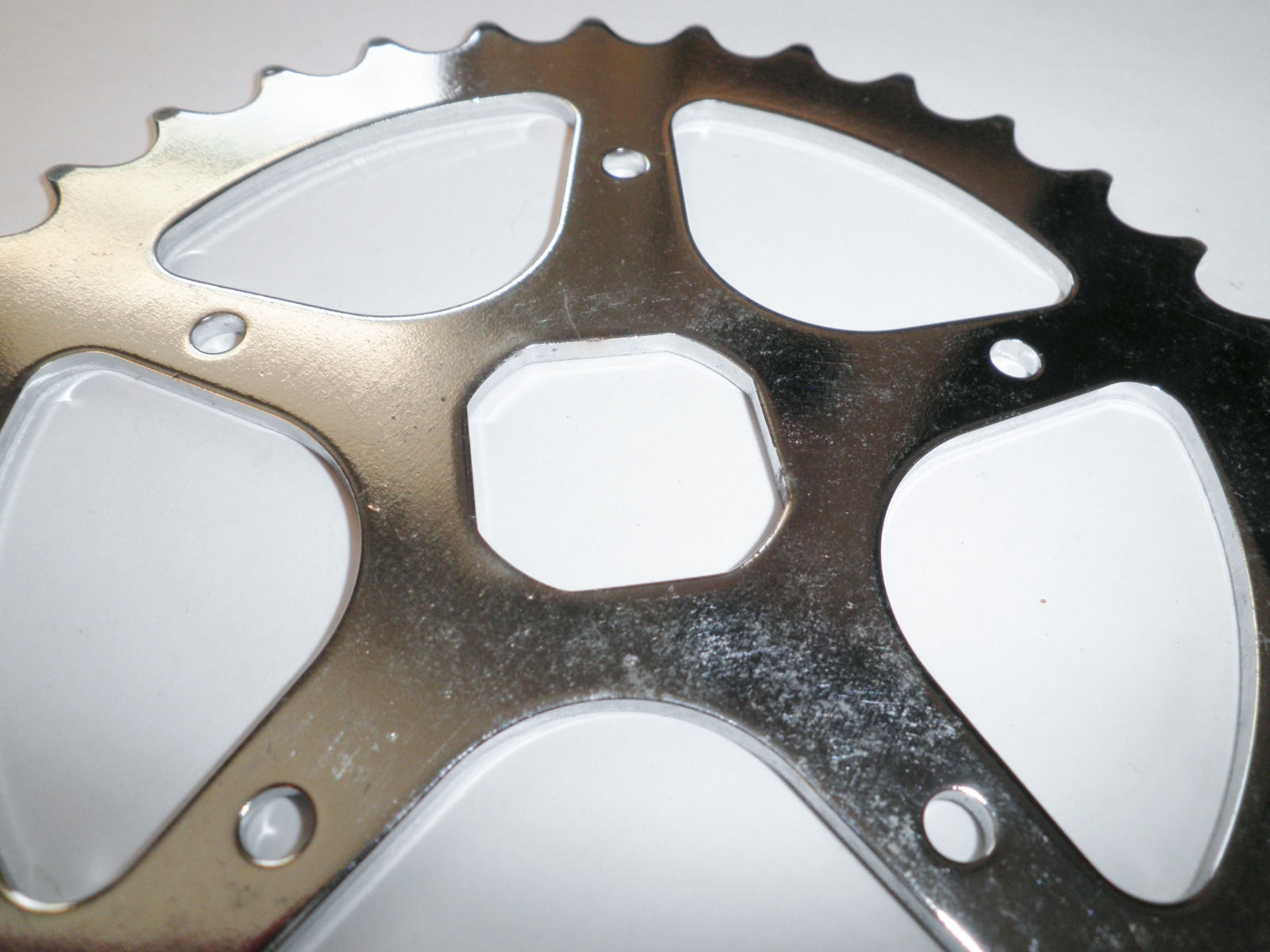 SILVER «CHROME» BMX BICYCLE CHAIN RING BIKE PARTS 323