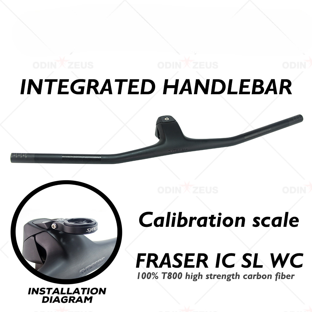 Superlight IC Full Carbon Fibre XC MTB Handlebar with Integrated Cockpit Frame