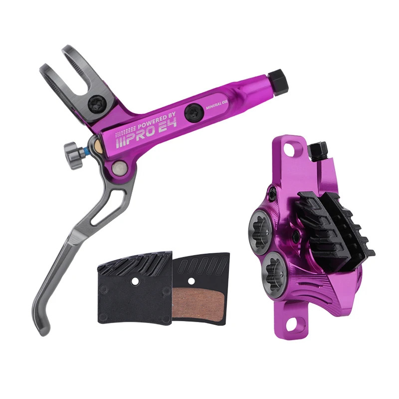 E4 Mountain Bike Hydraulic Brake 800/1550Mm Front Rear Brake Cooling 4 Piston Oi