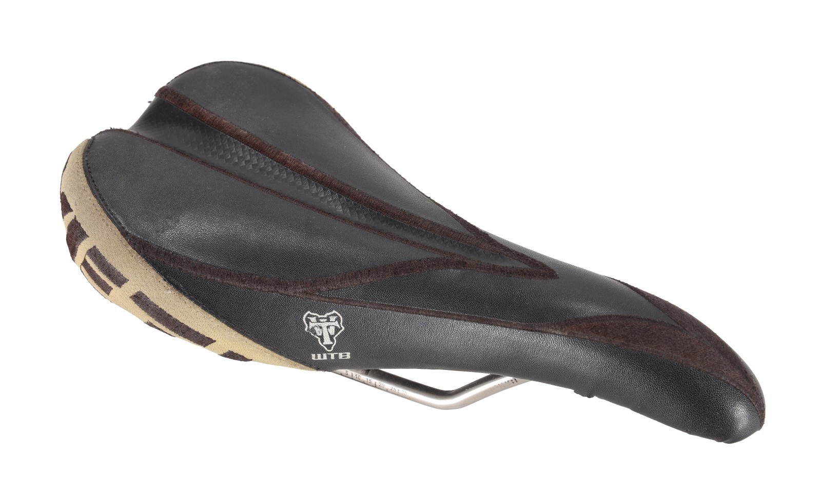 WTB Yeti Rocket V Mountain Bike Saddle 130mm 7 x 7mm Titanium Rail Vintage MTB