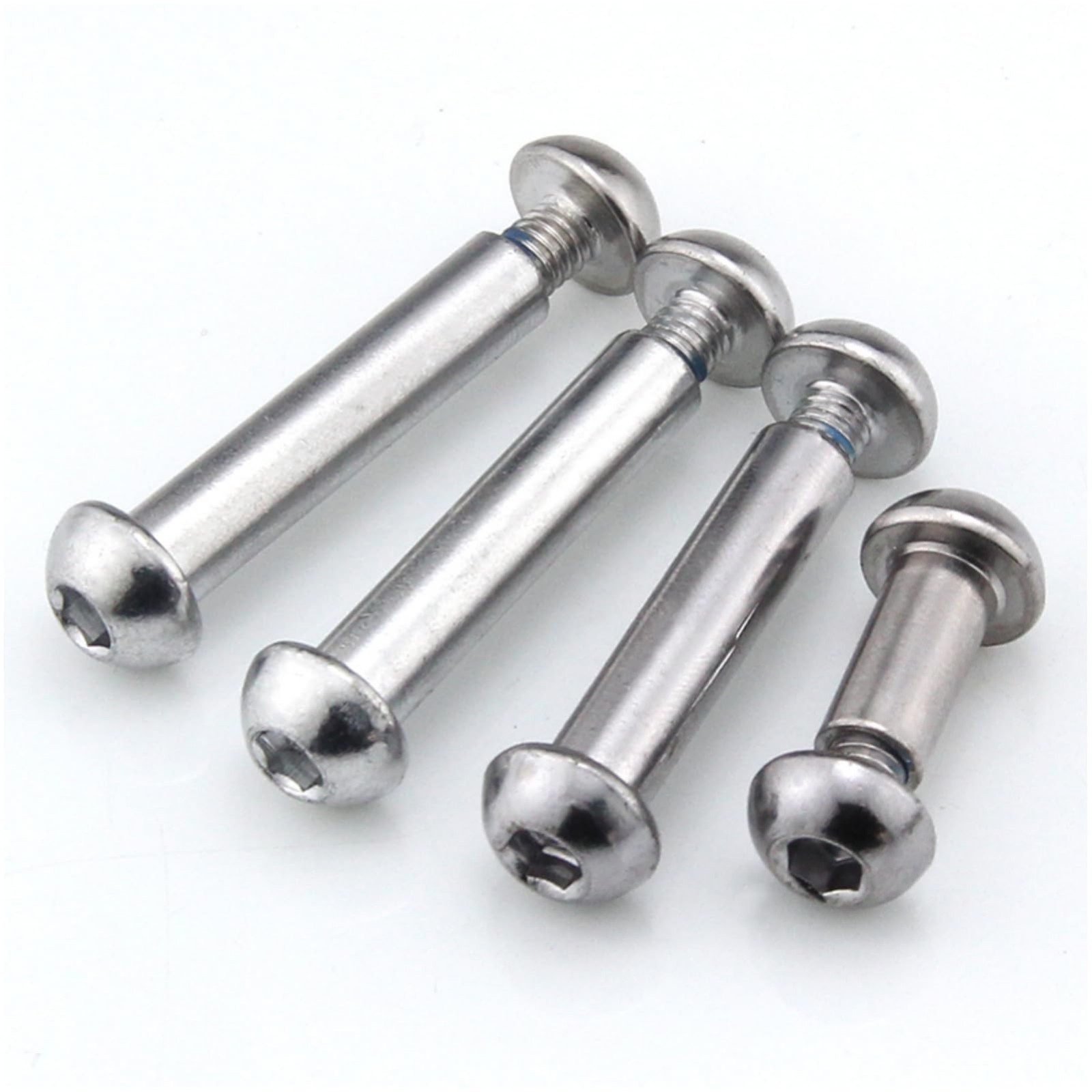 MTB Rear Shock Absorber Bolts 25-86mm Full Suspension Bike M8 Hex Socket Screws