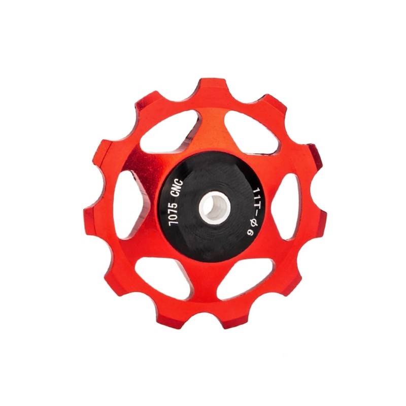 Bicycles Rear Derailleur Pulley, 11T Metal Bearing Aluminum Alloy Pulley Wheel
