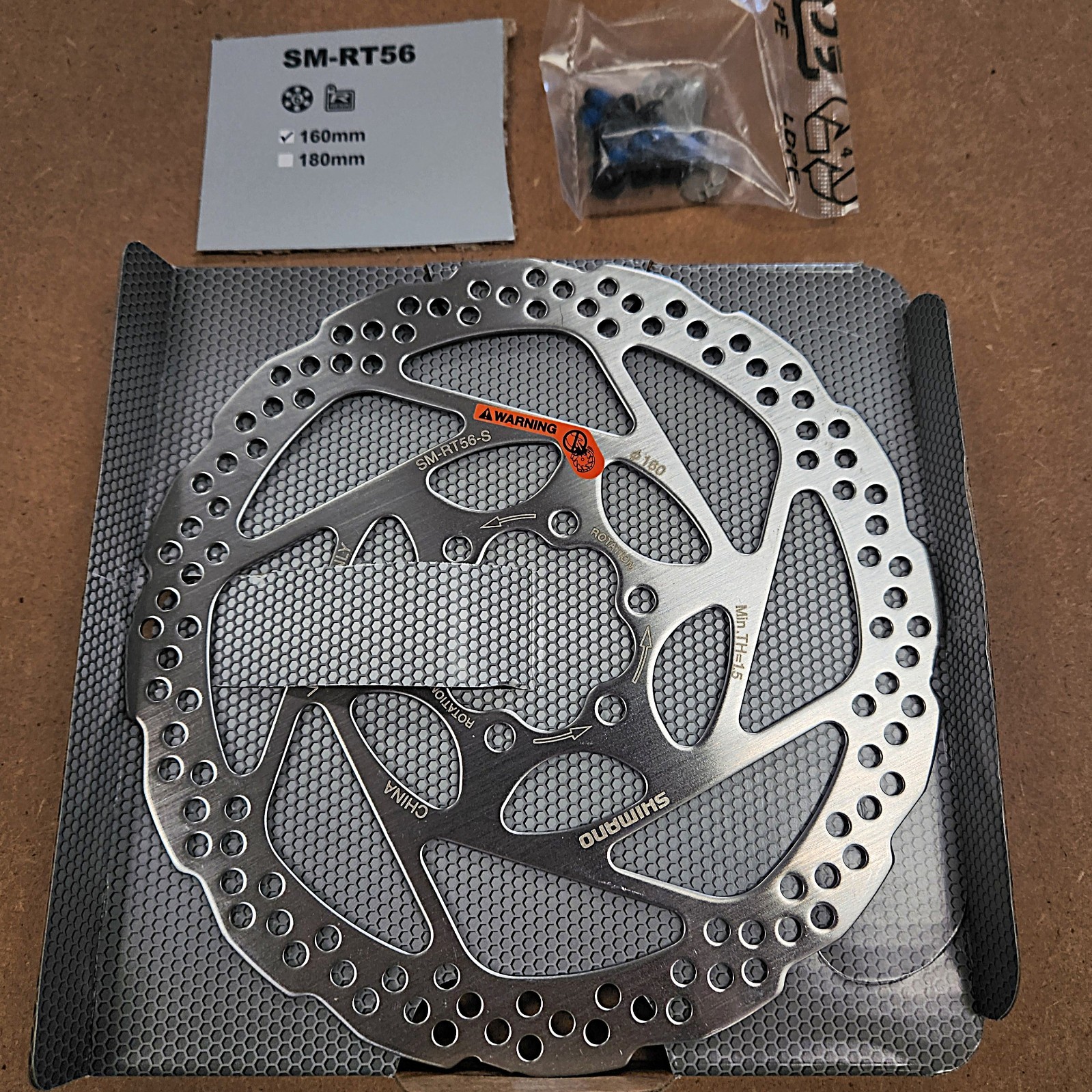 Shimano SM-RT56S 160mm 6-Bolt Bike Disc Brake Rotor MTB Enduro NO PACKAGE