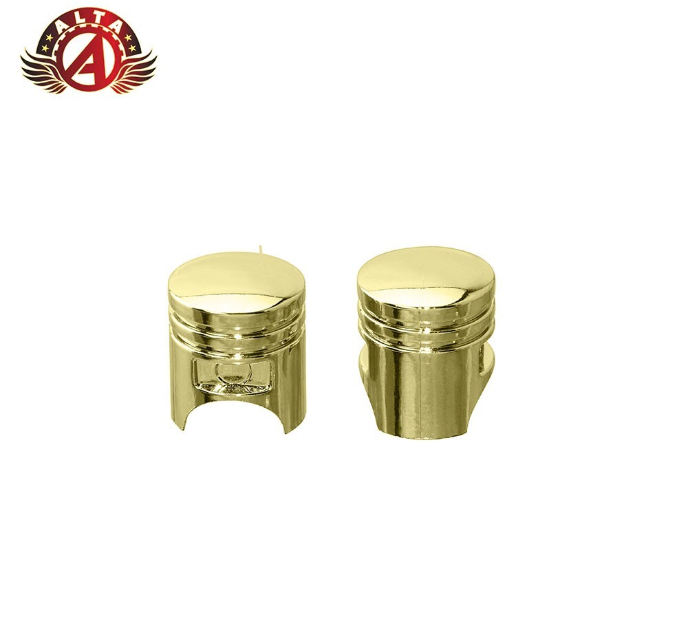 ALTA PISTON VALVE CAPS GOLD USED FOR SCHRADER VALVE