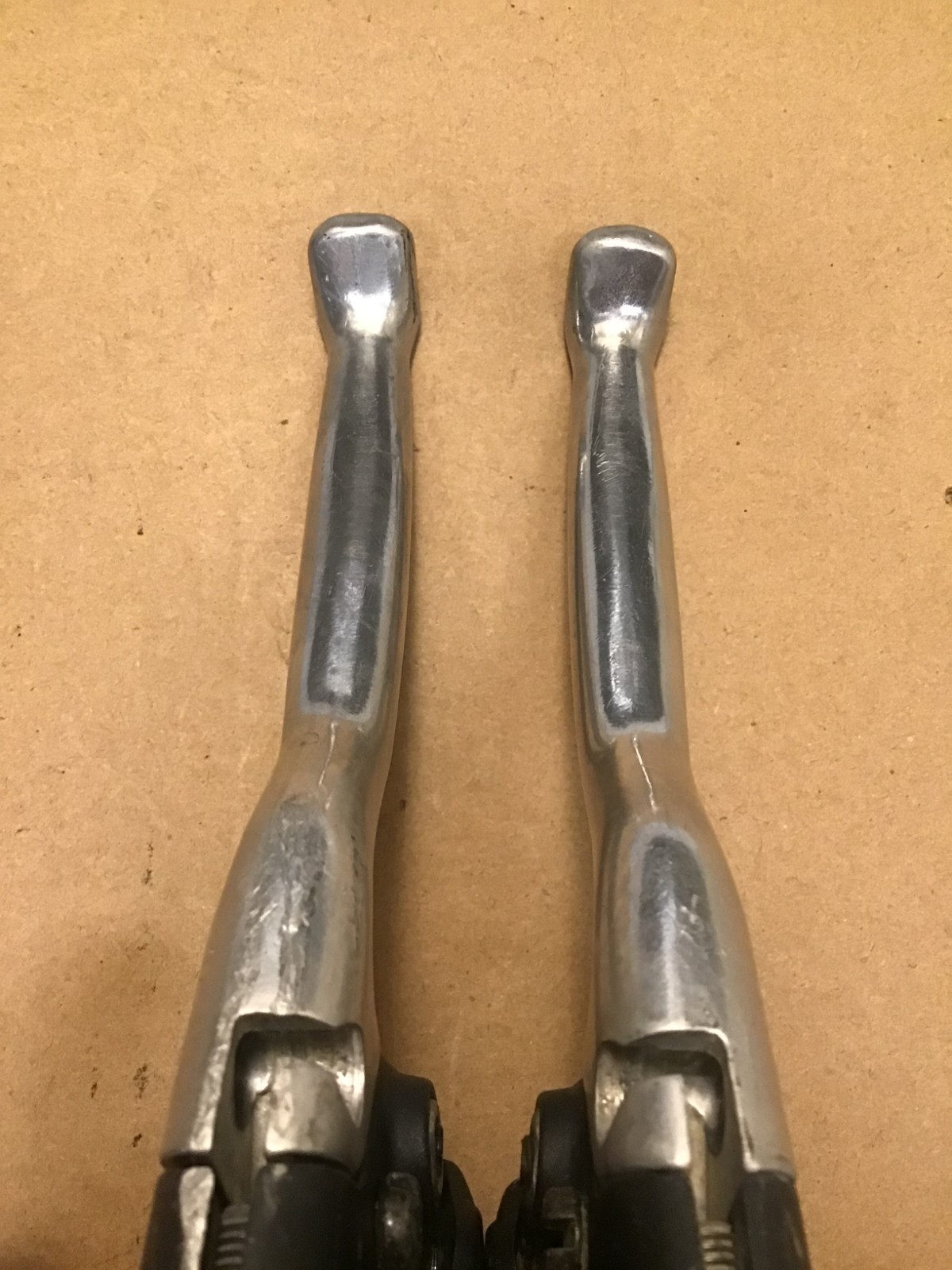 Vintage Shimano BL-MT62 SLR Brake Levers Pair 22.2mm Black Aluminum Japan MTB