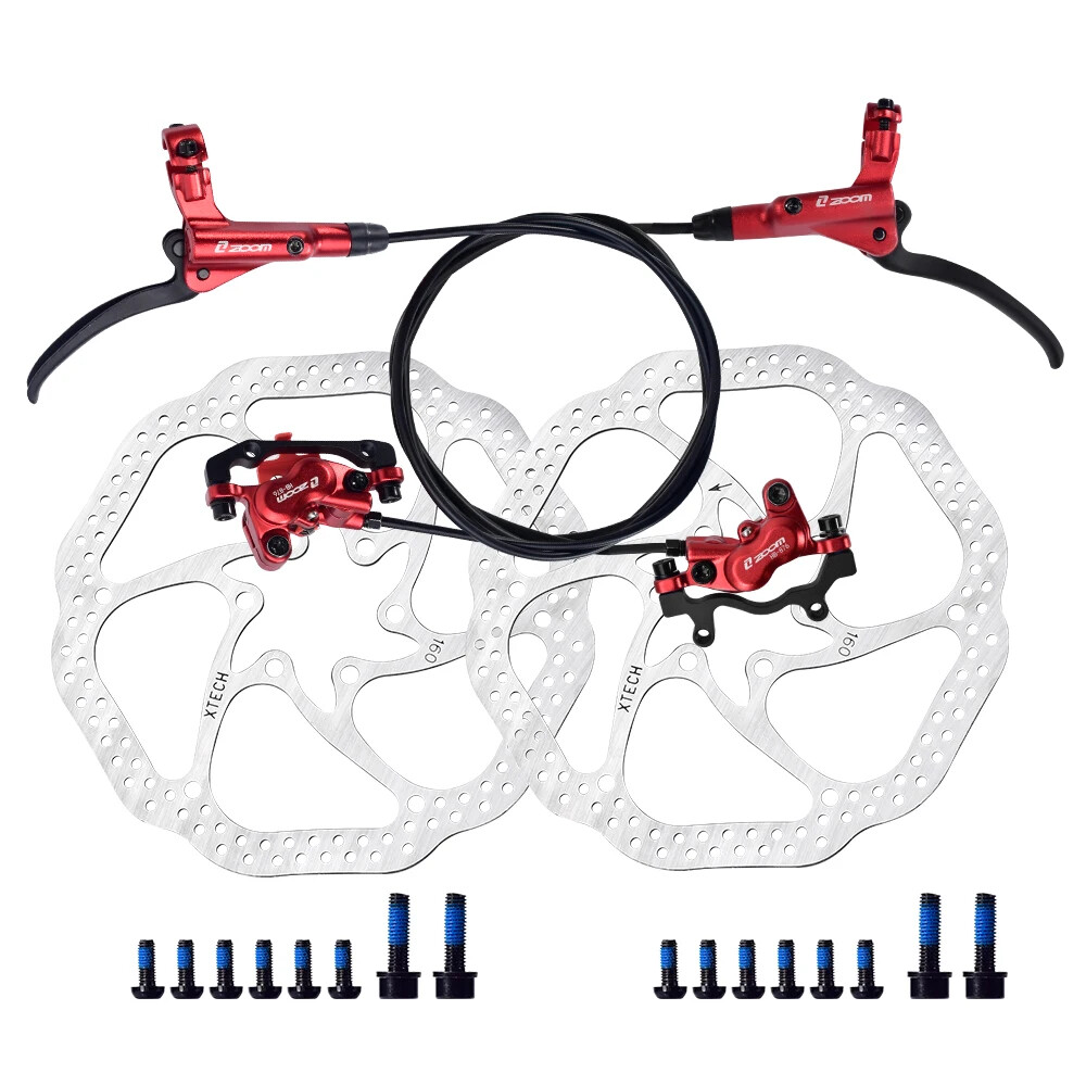 MTB 4 Piston Hydraulic Disc Brake 800mm/1400mm Mountain Bike Oil Pressure Brake