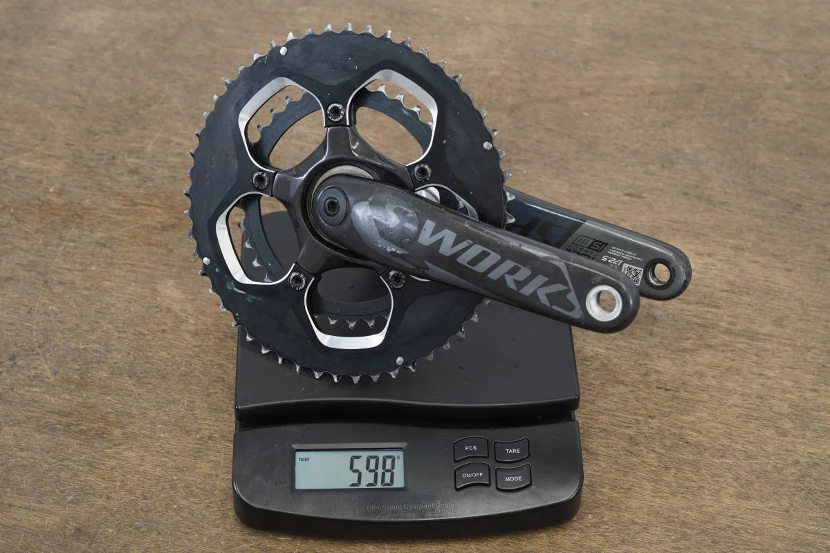 172.5mm 52/36T BB30 Specialized S-WORKS Carbon Road Crankset 598g