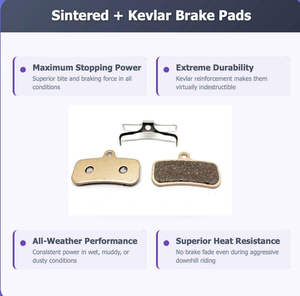 Bike brake pads sintered for Formula Cura 4, FD40187-10, FD40186-10, FD531G1053,