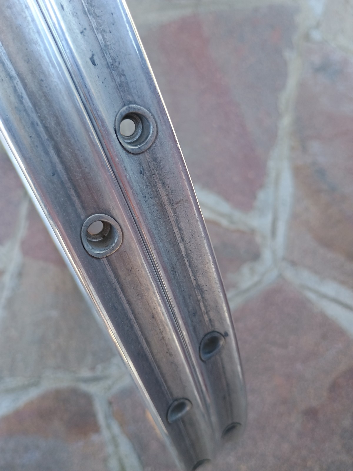 Vintage Nos Fiamme Yellow Label Silver Pair Rims 28h New X Tubulars Rims New