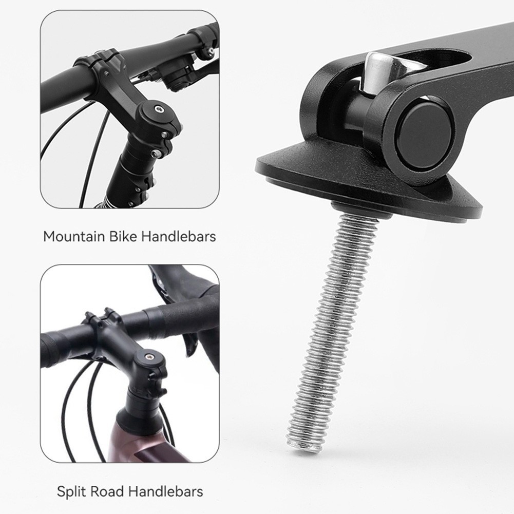 Motorcycle Phone Holder Sturdy Aluminum Alloy Adjustable Viewing Angle