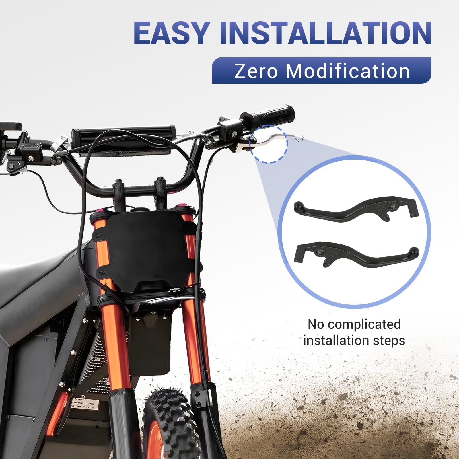 Electric Dirt Bike Hand Brake Lever Left Right For Tutti Soleil 01 Ebike