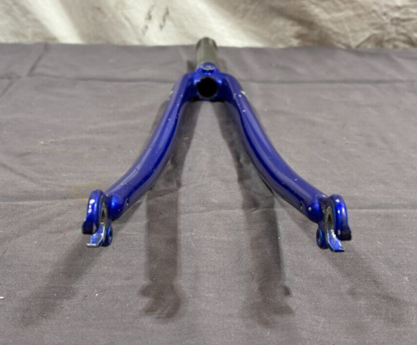 Vintage Fuji EVO 4130 CrMo 700C Road Fork Blue 135mm 1″ Threaded Steerer Tube