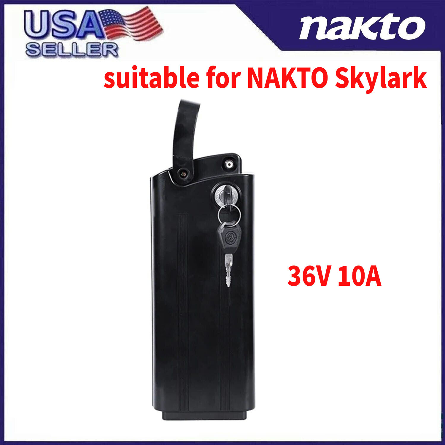 Ebike Battery Replacement ,Electric Bike Battery For NAKTO Ebike USA
