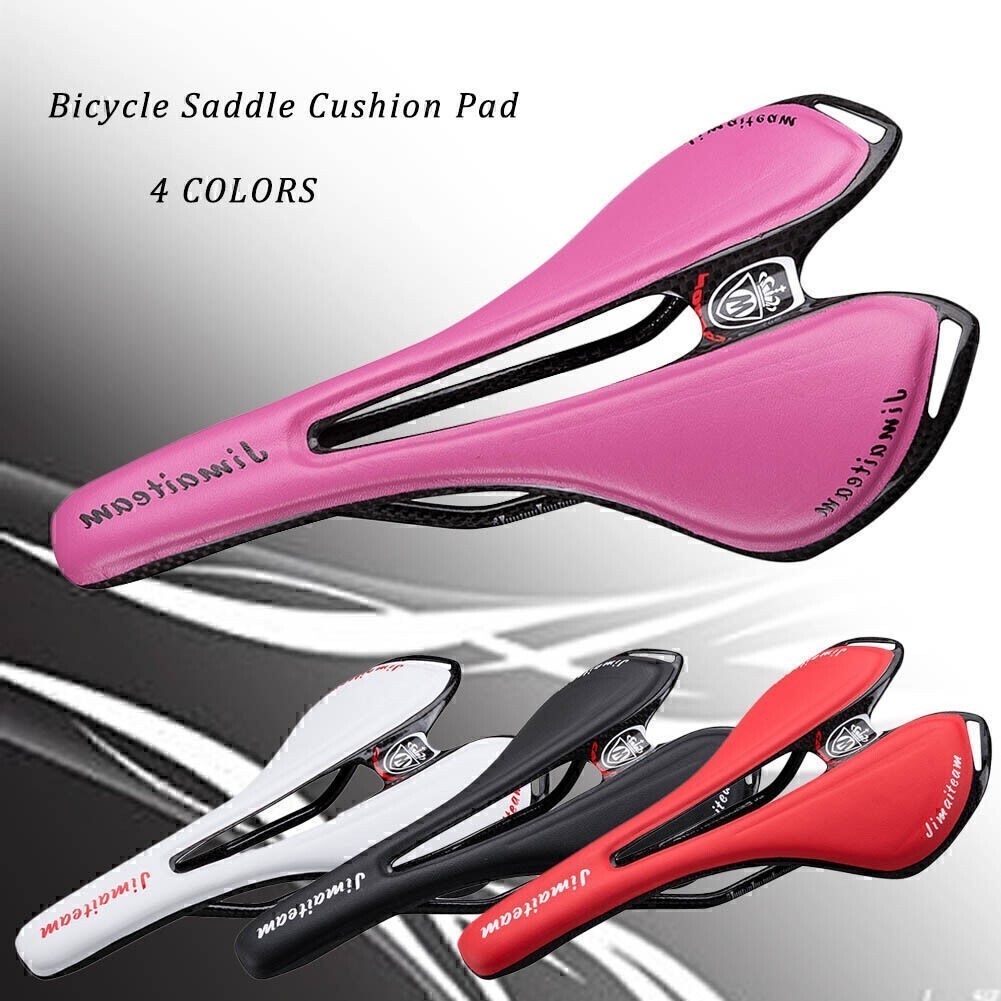 Mountain Bike Road Bicycle Seat Saddle Pad Racing Bike Carbon Fiber Hollow