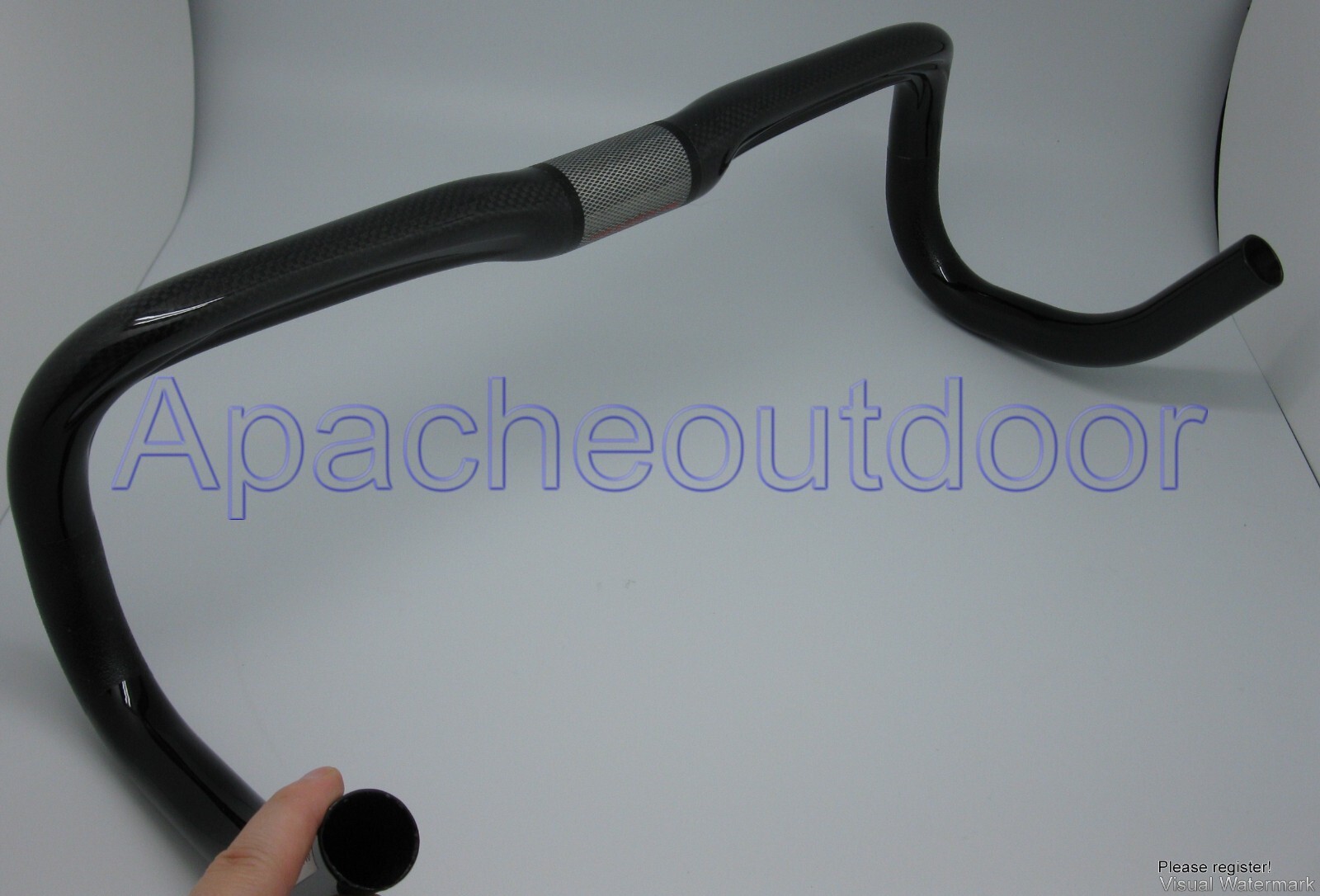 Road Bar Bike Full Carbon Handlebar 31.8mm 225g 3K woven AHB04 440mm/460mm USA