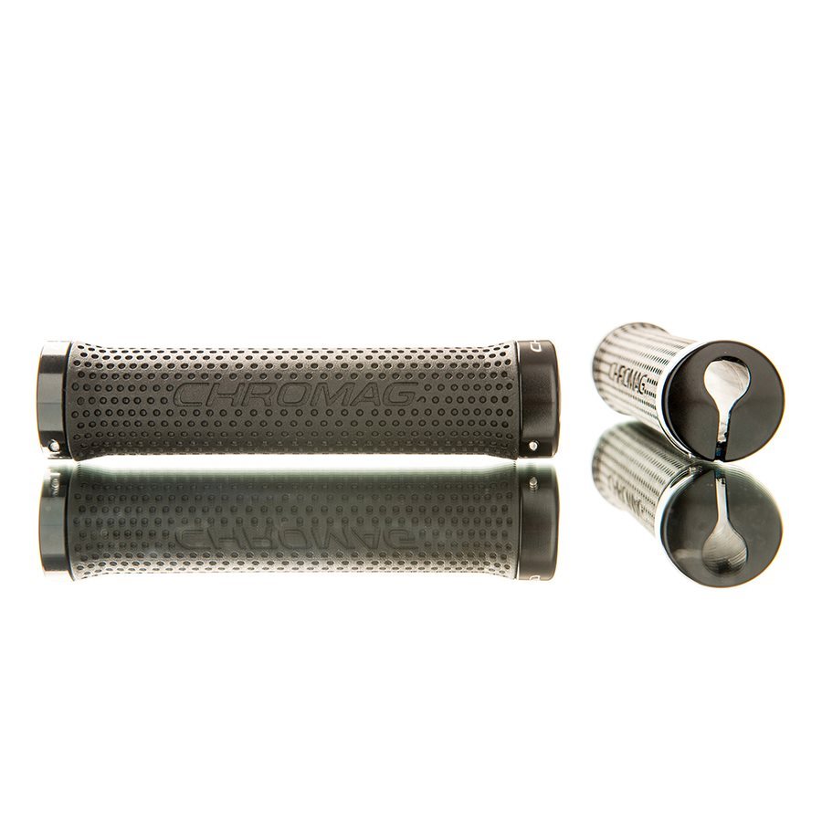 Chromag Basis Lock Grips 142mm Black/Black