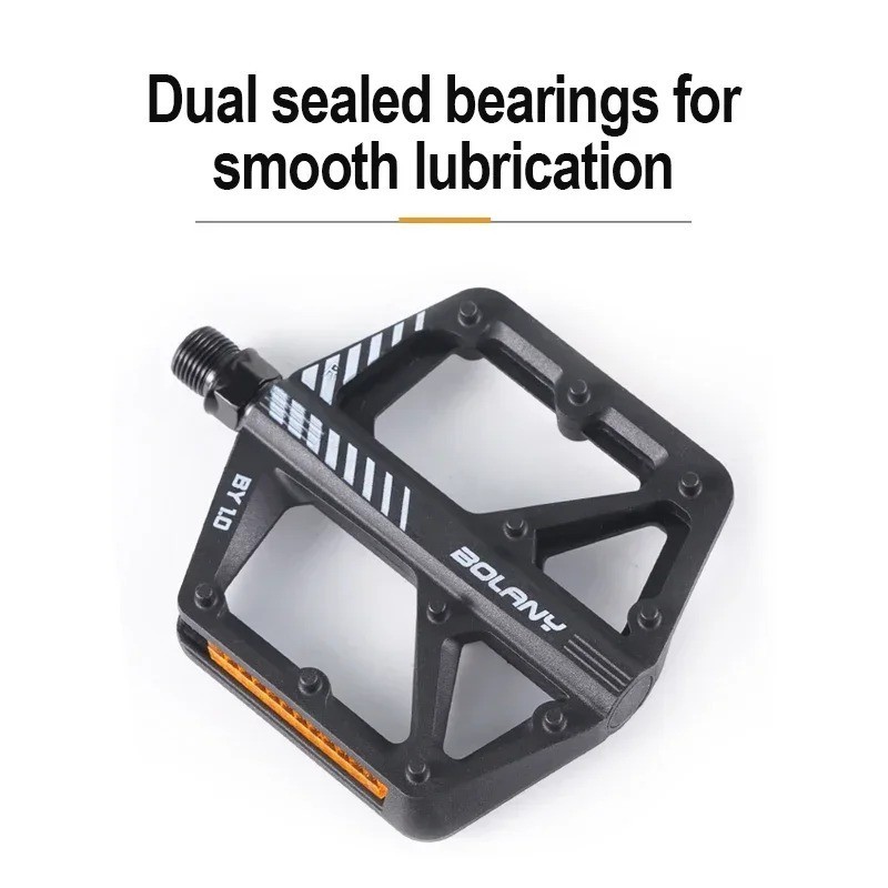 Nylon Anti Slip Mountain Bike Pedals Double Bearing MTB Waterproof Bicycle Pedal