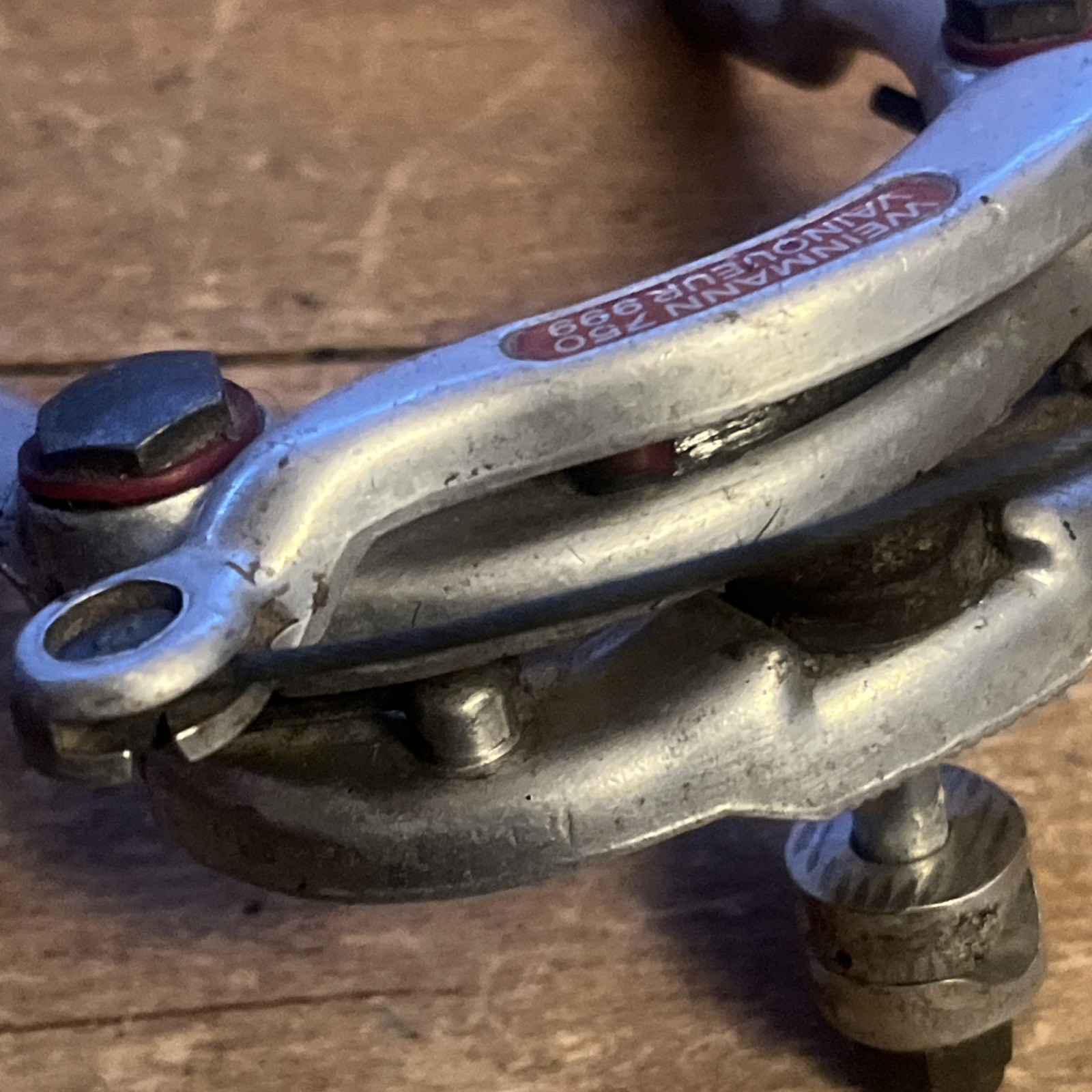 Vintage Weinmann 610/750 Vainqueur 999 Center Pull Brake Calipers + Hangers