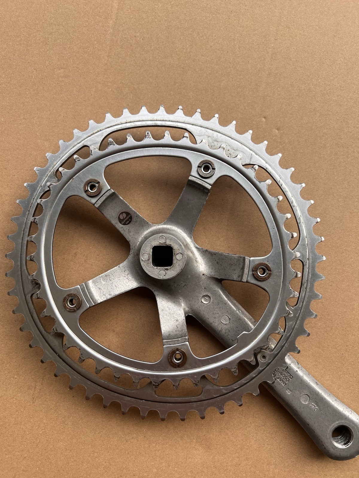 Shimano Exage Sport FC-A450 170mm Double Square Taper Road Crank Drive Side only