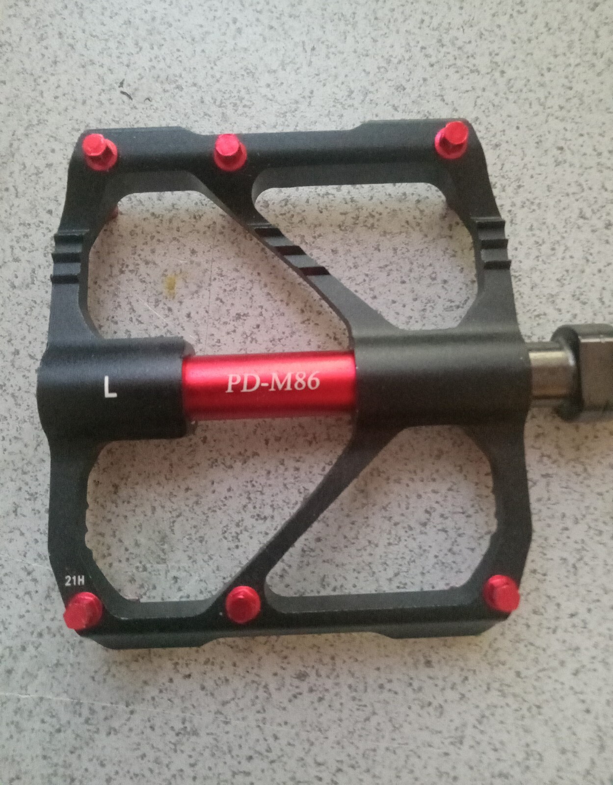PROMEND PD-M86 MTB Bicycle 3 Bearings Chrome Pedal Non-slip Flat/Platform Pedals