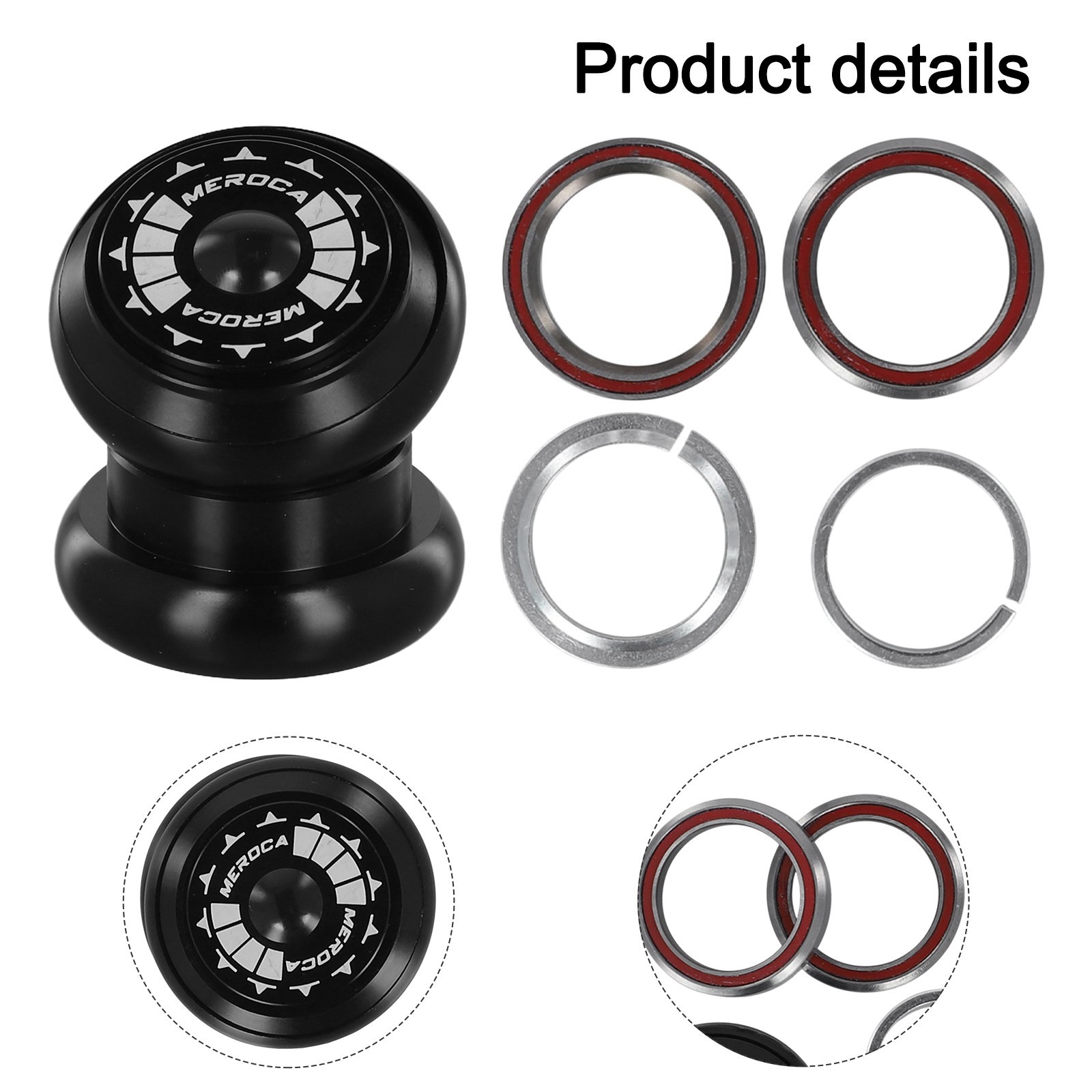 Sleek and Functional Bicycle Headset Designed for Standard For Mountain Bikes