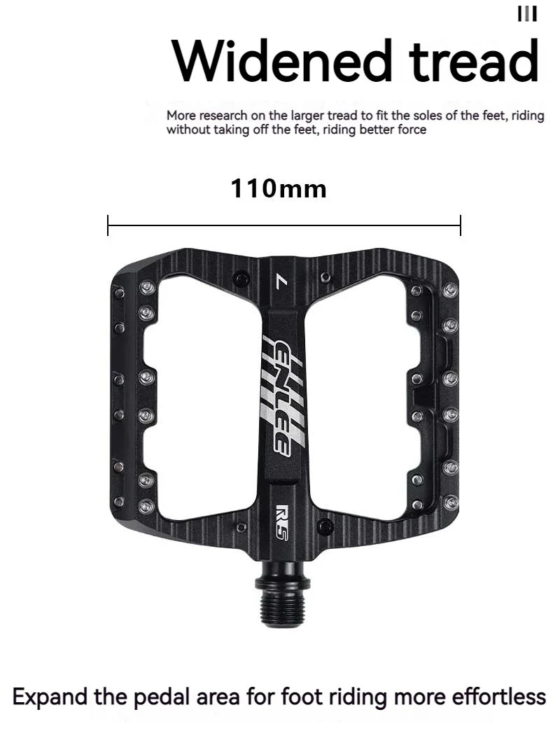 MTB Road Bike Platform Pedals DU Sealed Bearing Anti-slip Pedal Accessories
