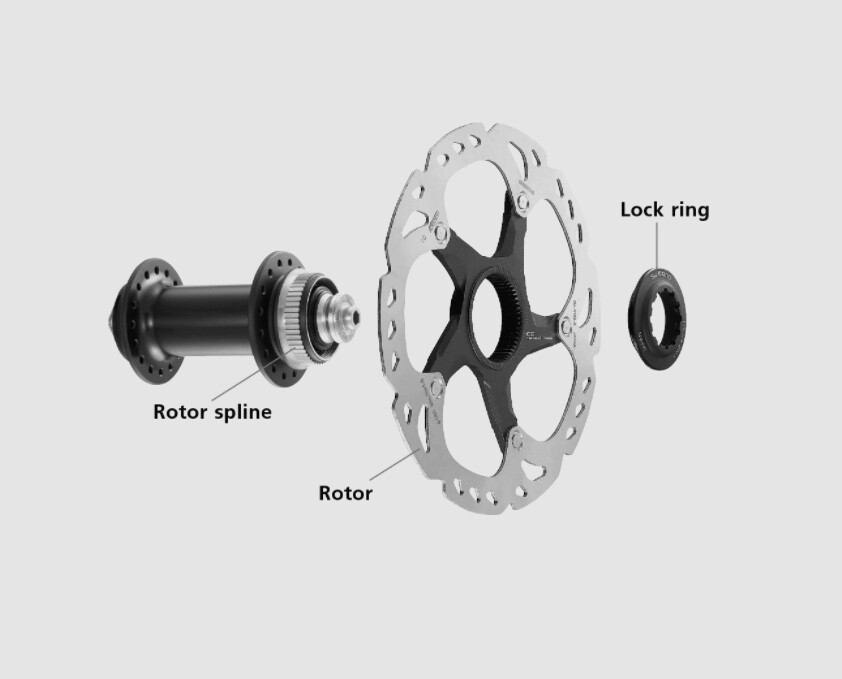 Shimano Bicycle Bike Disc Rotor Center Lock Ring for Centerlock hub use