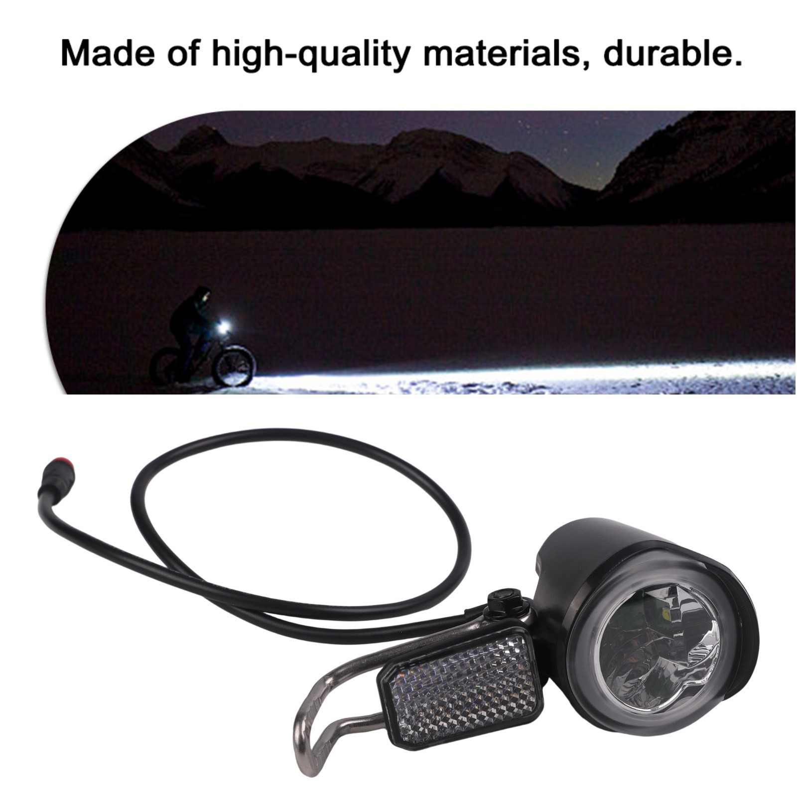 Bright Front Light for Electric Bicycle Waterproof 6 60V Voltage Range