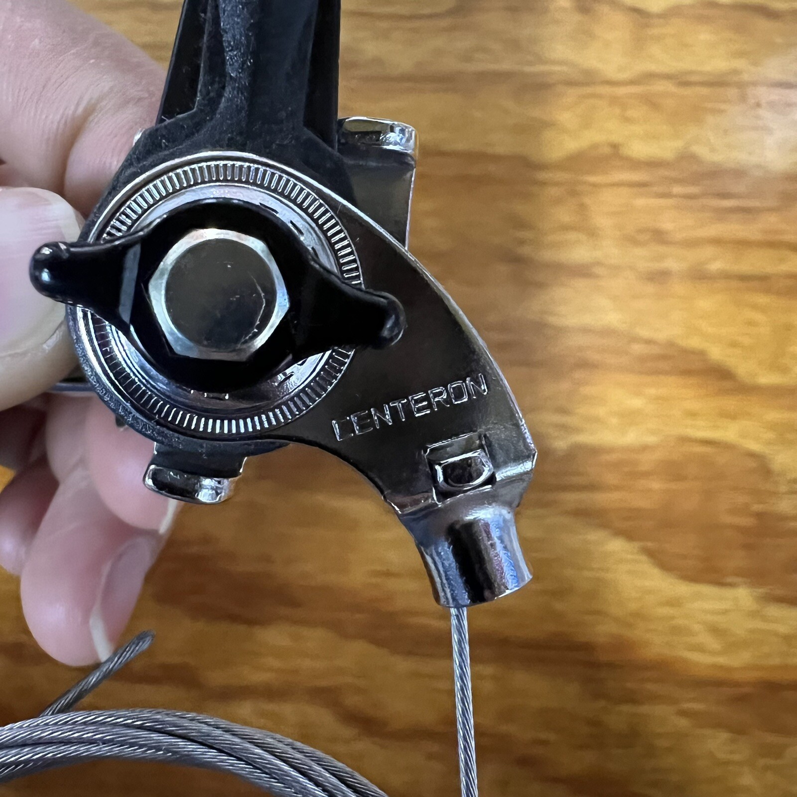 SHIMANO 5 SPEED FRICTION SHIFTER STEM MOUNT CLAMP ON BLACK VINTAGE NOS JAPAN