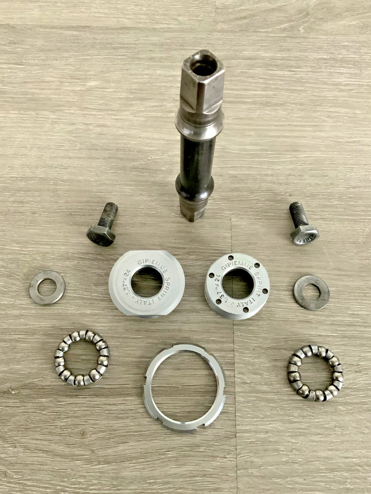 GIPIEMME SPRINT BOTTOM BRACKET 68–114 MM BSA THREADED CAMPAGNOLO SPINDLE