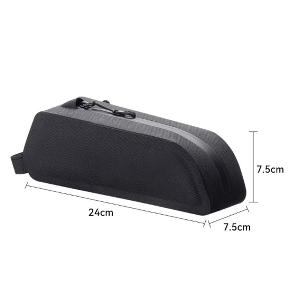 Bike Bag with Three Point Positioning for Secure Attachment and Riding