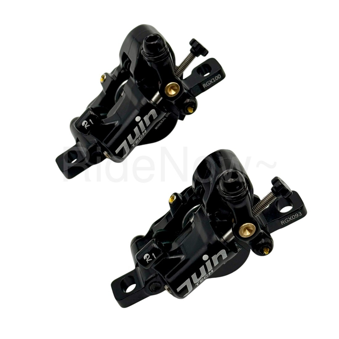 JUIN Tech R1 Hybrid Hydraulic Disc Brake set for CX Road Bike+160mm Rotors Black