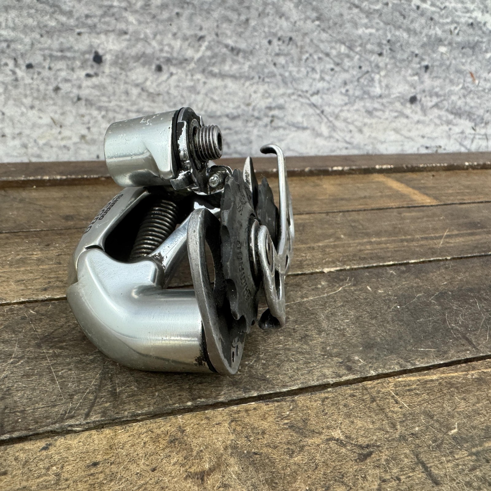 Vintage Shimano Ultegra RD-6500 Rear Derailleur Short Cage Silver Japan 220g