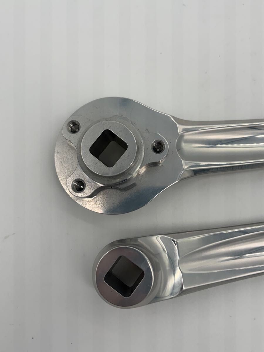 Vintage TNT Performance Products Billet Crank Arm Set BMX MTB 175mm Silver Retro