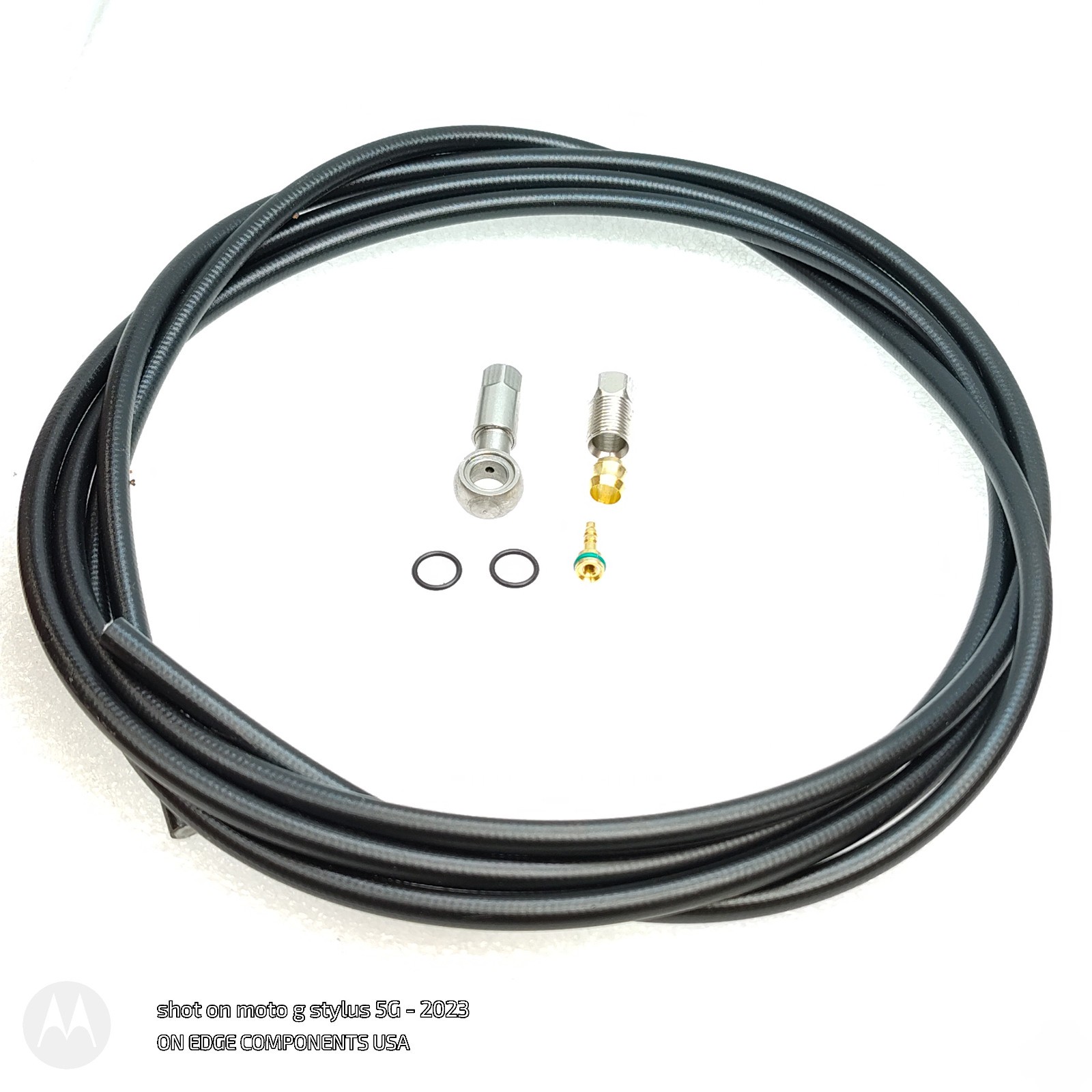 Black Hydraulic Brake Hose Kit For TRP DH-R EVO Trail X Slate
