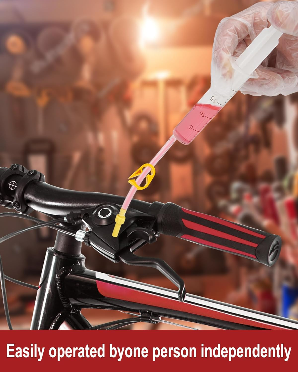 Brake Bleed Kit for Shimano, TEKTRO, TRP Hydraulic Disc Brakes. Bicycle Hydrauli