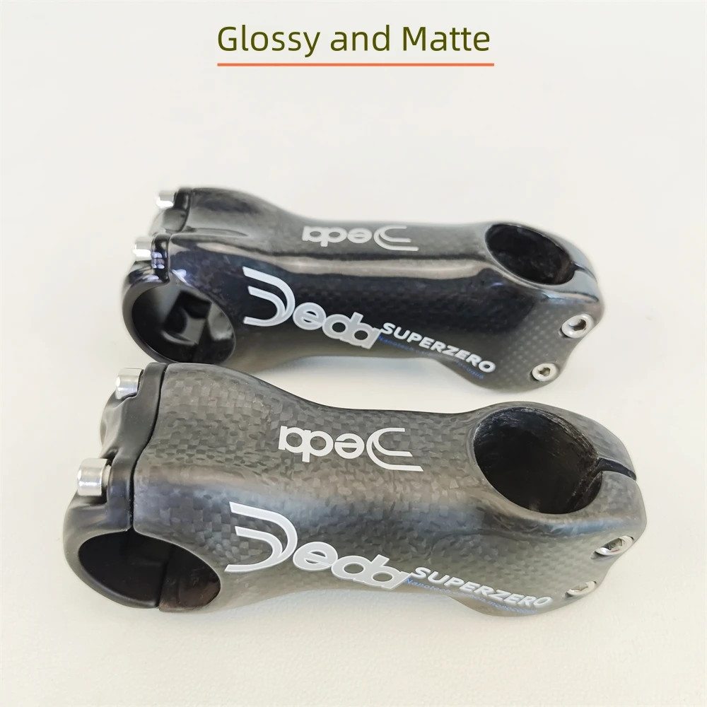 Full Carbon Fiber Mountain Road Bike Stem 31.8*60-120mm 6/17 Degrees Bike Parts