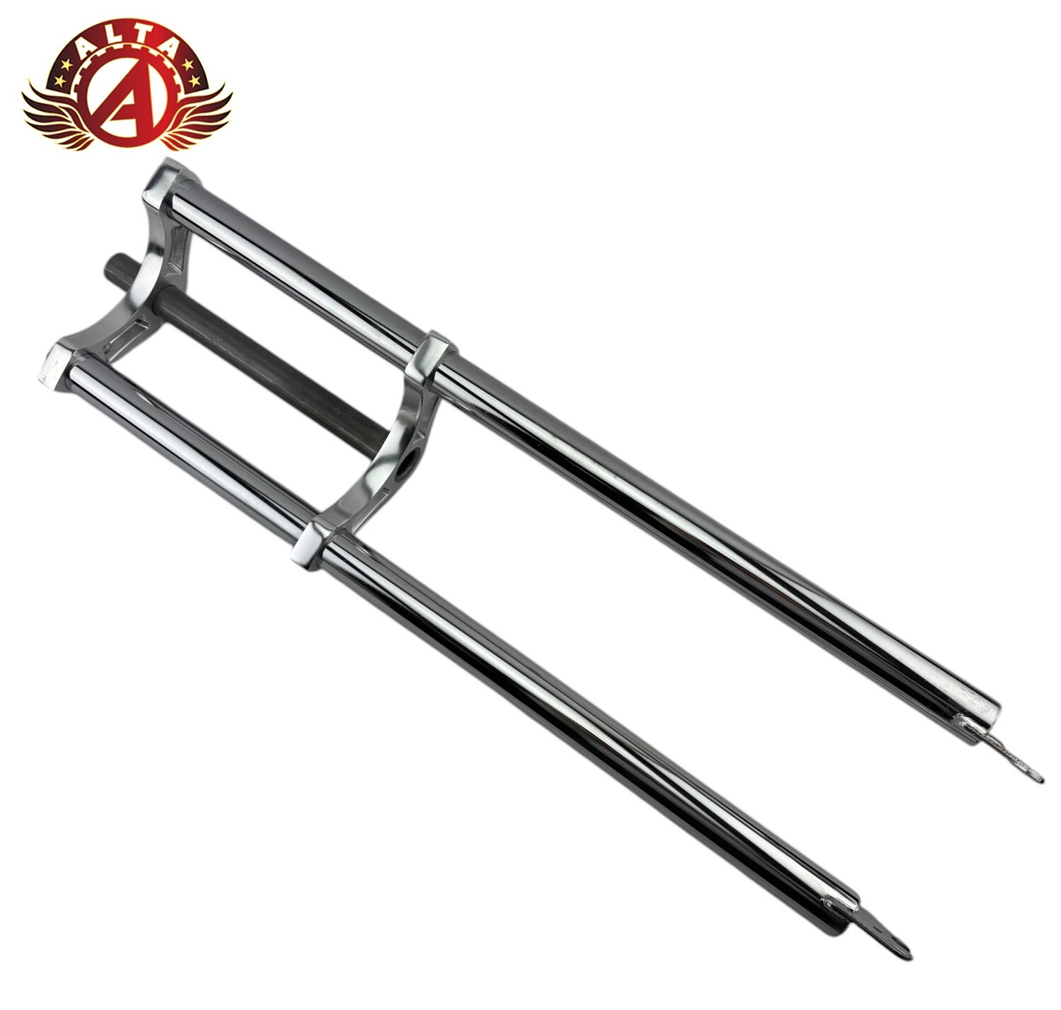 ALTA Triple Tree Fat Bike, 1-1/8″ (28.6mm) Aluminum Crown Disk Brake Fork CHROME