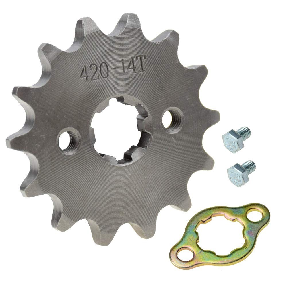 Durable 420 14T Front Sprocket for TaoTao, Coolster, and More – Easy Install Kit