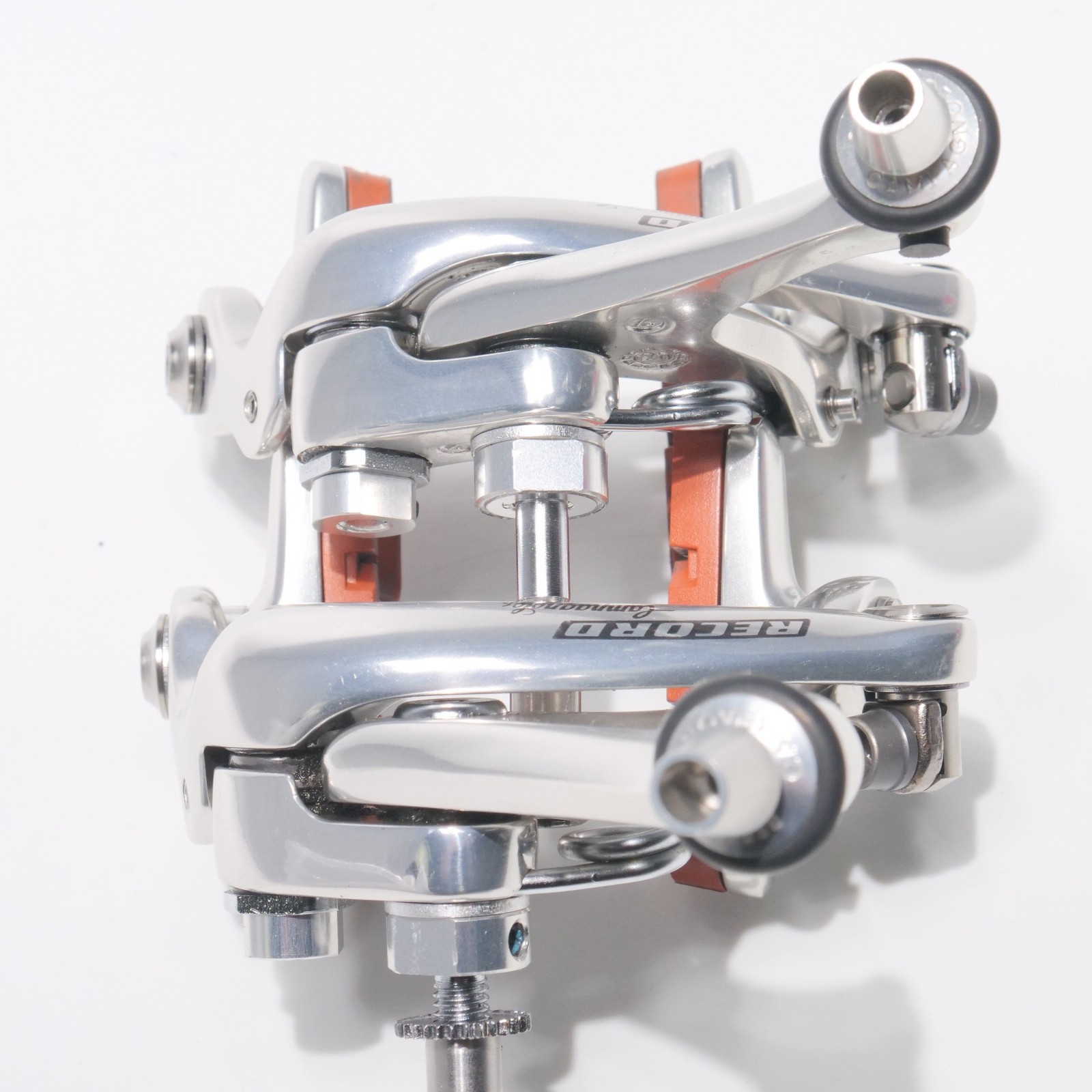 Campagnolo Record Rim Brake Calipers Front+Rear Pair Silver Dual Pivot Road