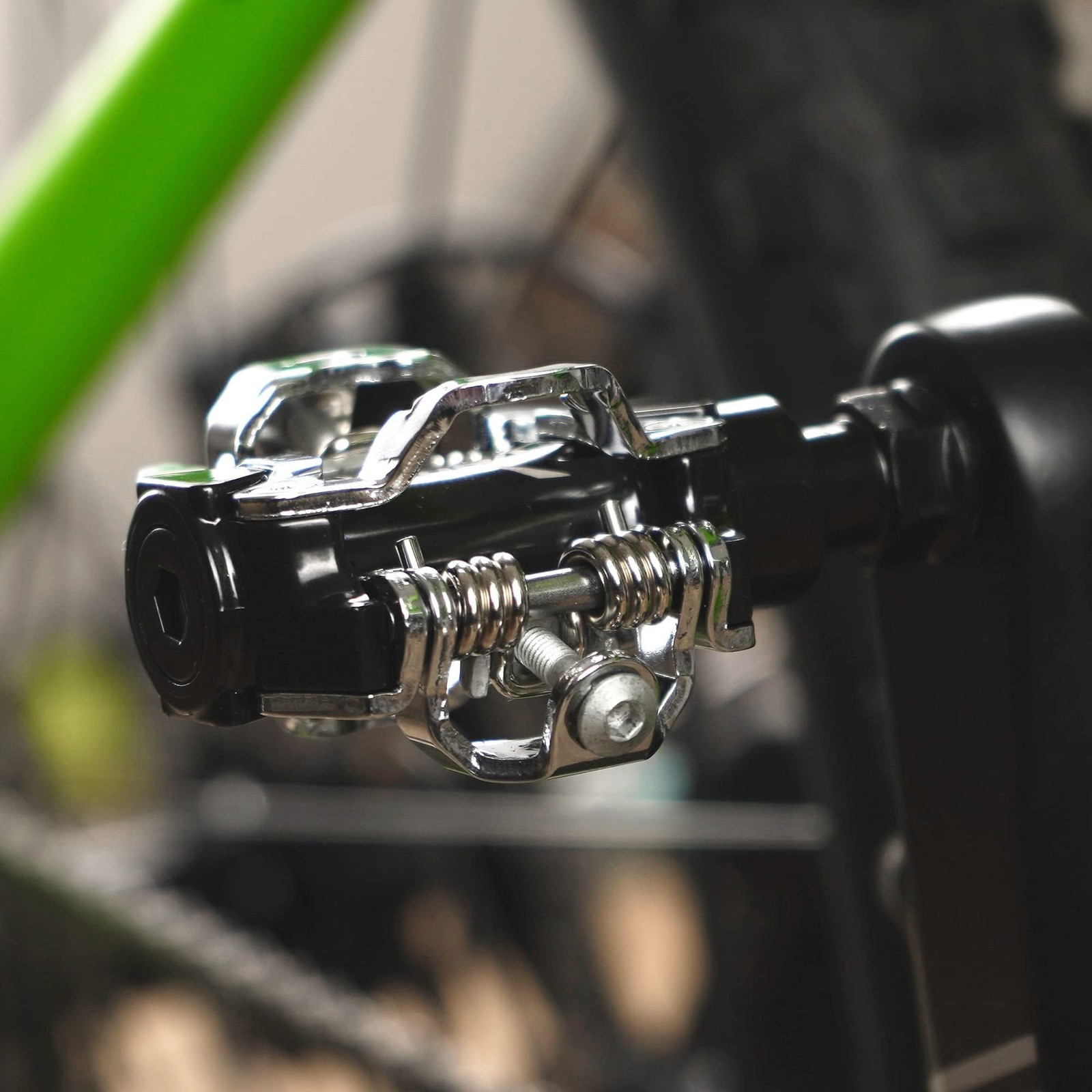 VENZO Compatible with Shimano SPD Mountain Bike CNC Cr-Mo Die-Cast Aluminum S…