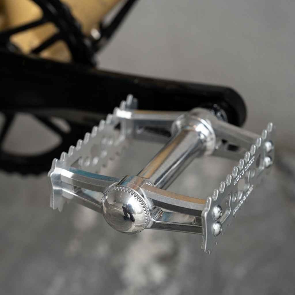 MKS×CRUST super gordito pedal (silver) Bicycle Parts 95×85mm JAPAN