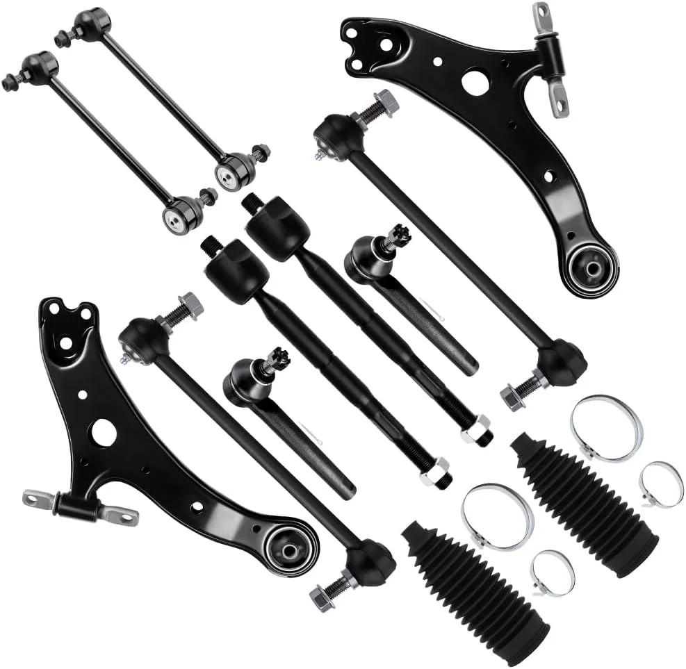 SCITOO 12pcs Suspension Kit Front Lower Control Arm Sway Bar Links Inner Outer T