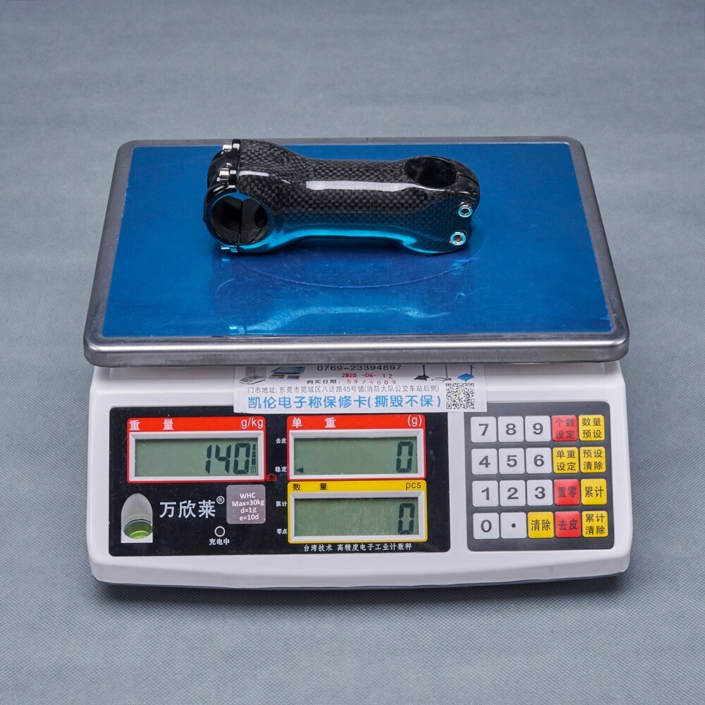 6/17° Carbon Fiber Stem for Road mtb Bike Stems 31.8*70/80/90/100/110/120/130mm