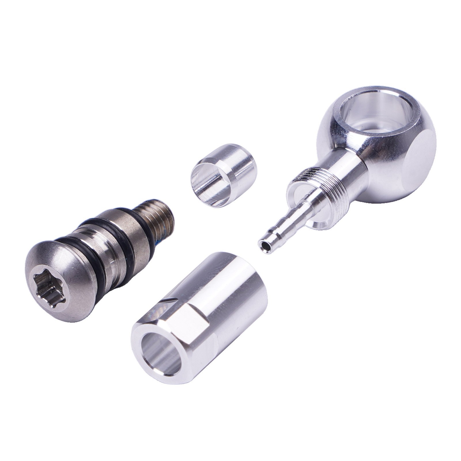 Sleek Aluminium Banjo Fitting with Reliable M5 Bolt for ZOOM875e Brakes