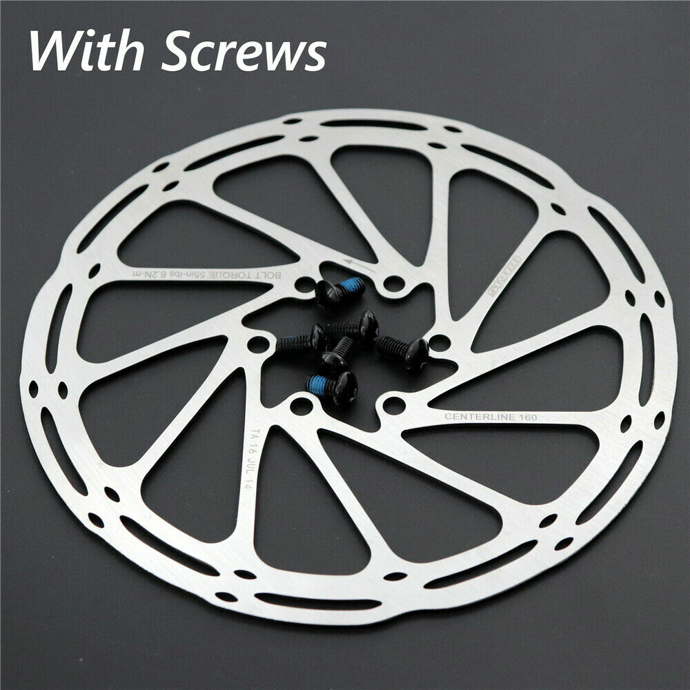 SRAM AVID CENTERLINE Disc Brake Rotor 6-Bolt 160/180mm MTB Road Bike Rotors